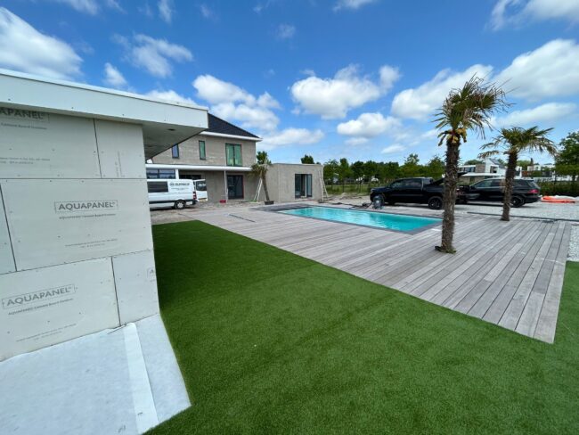 Gerealiseerd zwembadproject 1